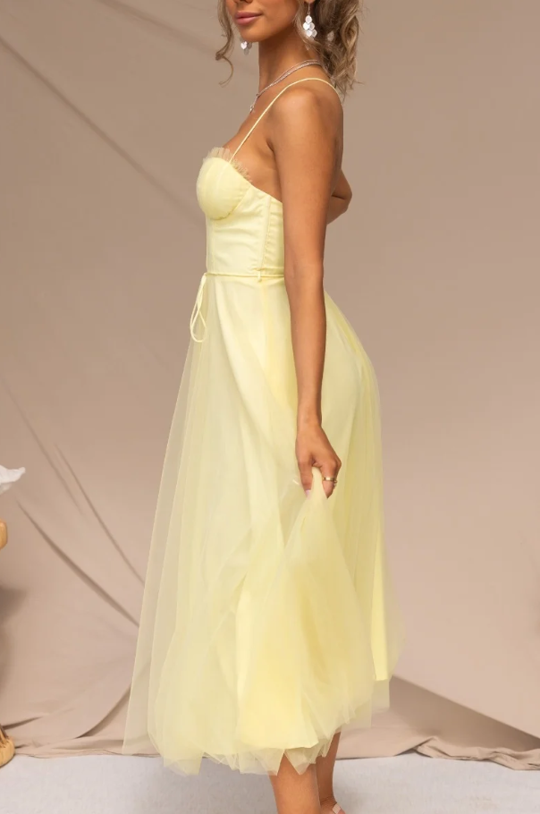Drune | Ärmelloses Midi Kleid