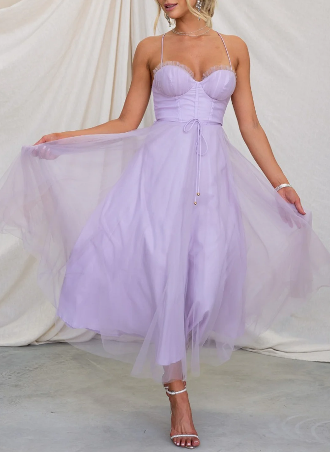 Drune | Ärmelloses Midi Kleid