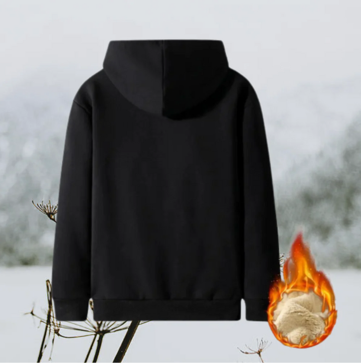 Drune | Gemütliche Unisex Schafslederjacke mit Kapuze