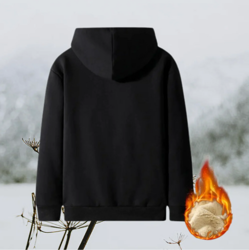 Drune | Gemütliche Unisex Schafslederjacke mit Kapuze