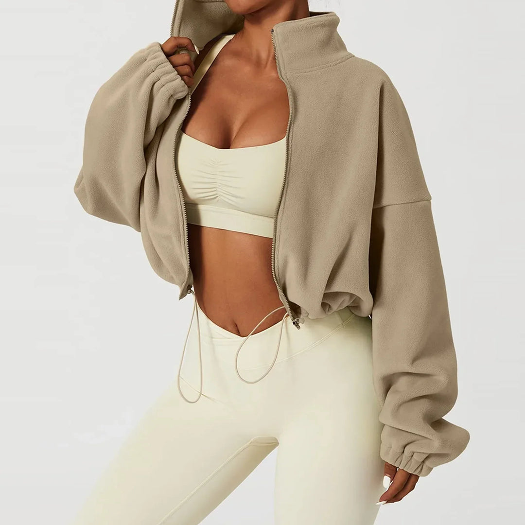 Drune - Gekürzte Fleece Jacke