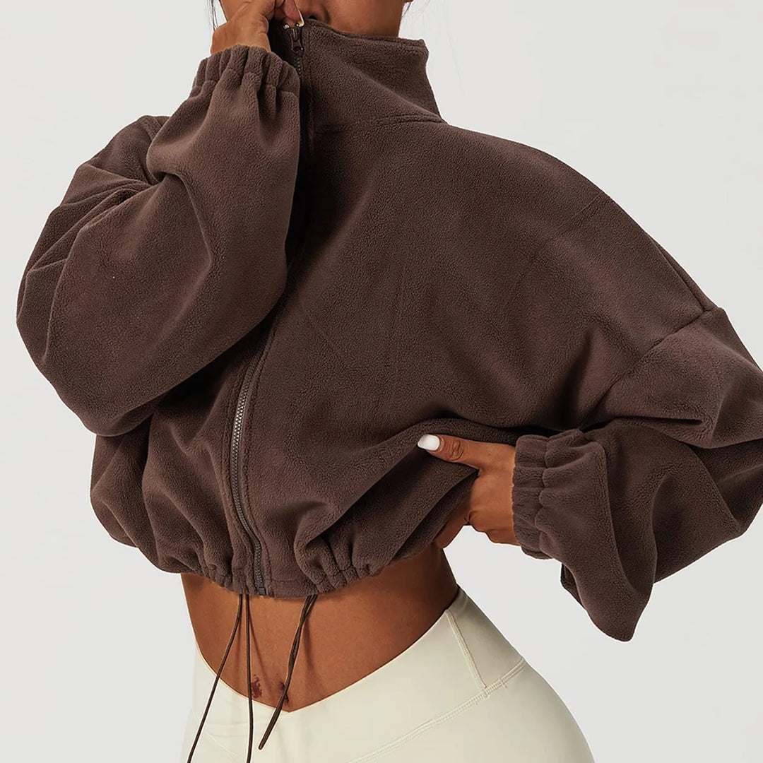 Drune - Gekürzte Fleece Jacke