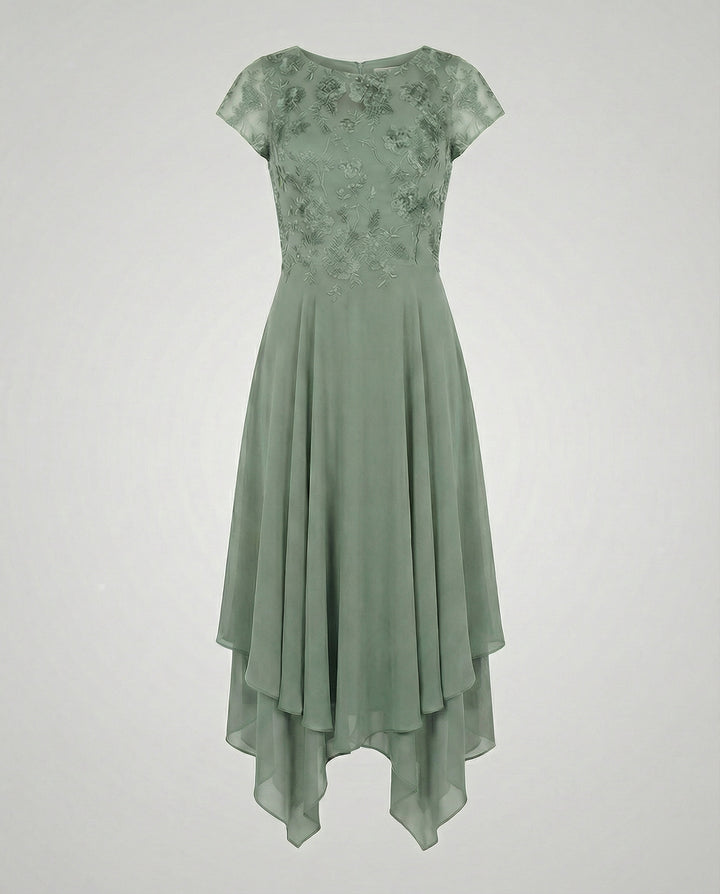 Drune - Damen Elegantes Sommerkleid Leicht & Feminin Geschnitten