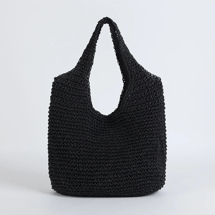 Drune | Strohtasche Geflochtene Tasche Leicht & Strapazierfähig Lässige Sommertasche