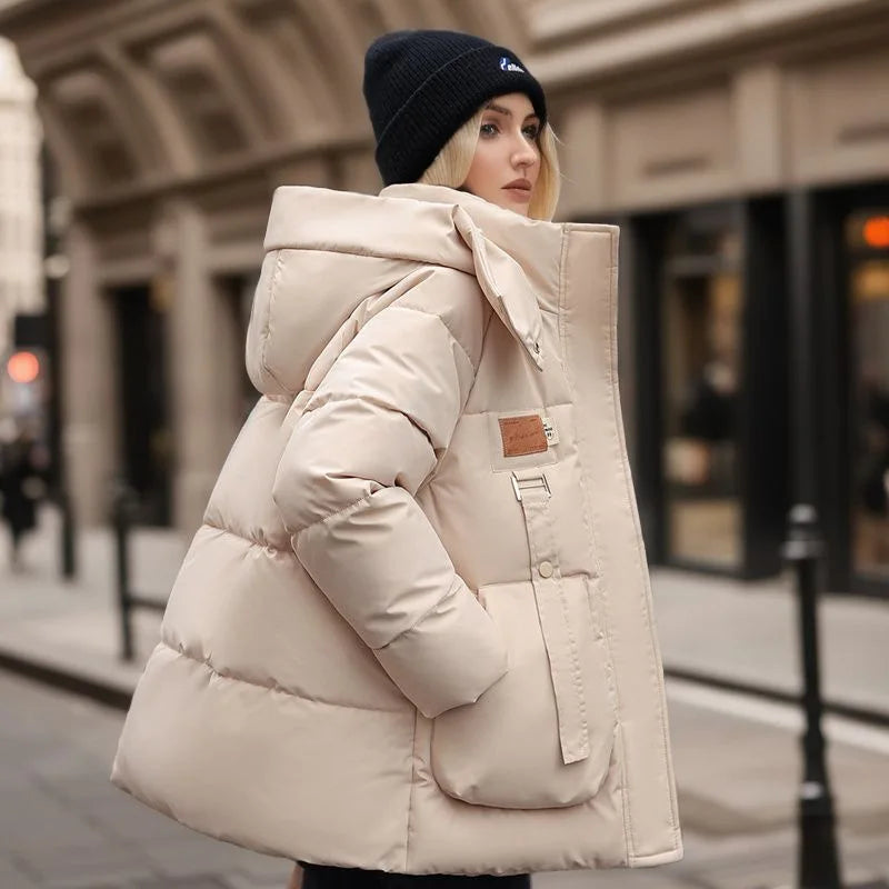 Drune | Damen Fleecejacke mit Kapuze