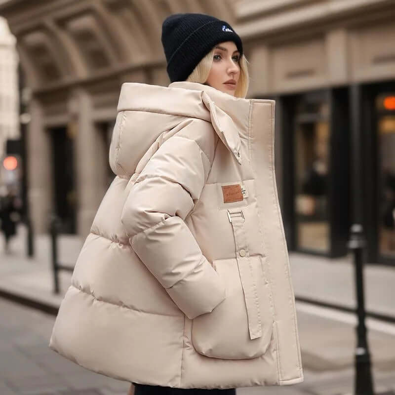 Drune | Stilvolle Winter Casual Baumwollgepolsterte Parka Jacke Für Frauen
