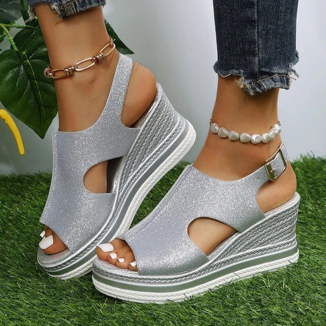 Drune | Orthopädische Keil Sandalen für Den Sommer