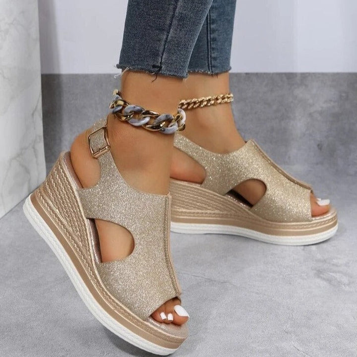 Drune | Orthopädische Keil Sandalen für Den Sommer