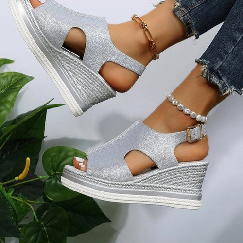 Drune | Orthopädische Keil Sandalen für Den Sommer