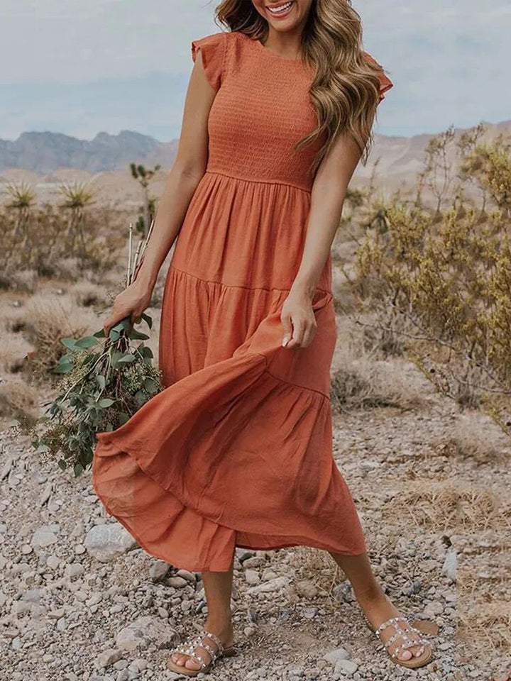Drune | Sommerkleid mit Rüschendetails und Taschen
