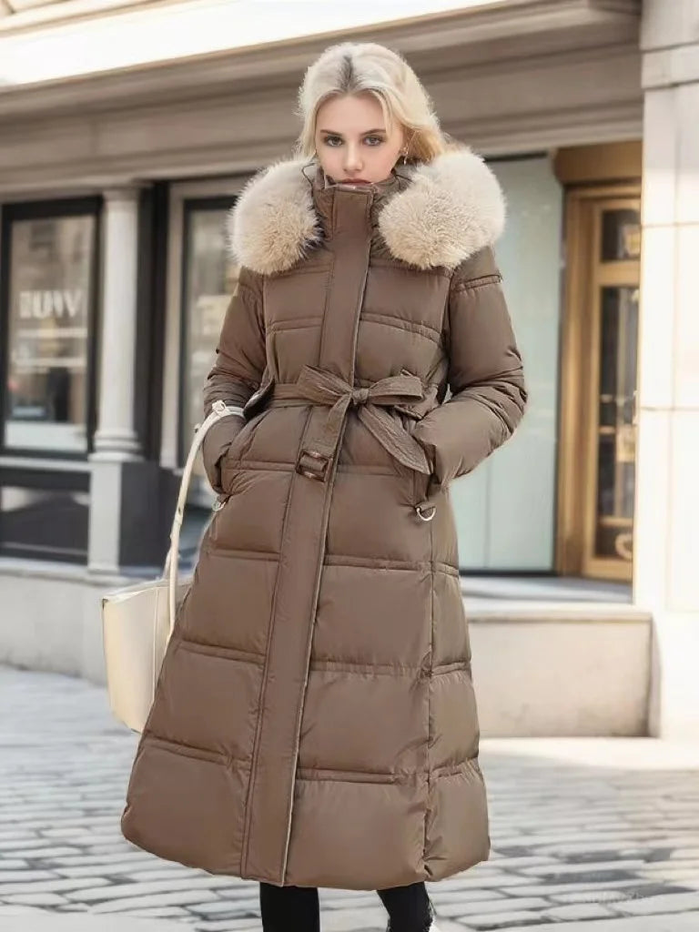 Drune | Warme Winter-Parka mit veganem Pelz für Frauen Ideal für den Winter