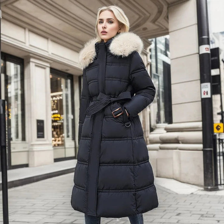 Drune | Warme Winter-Parka mit veganem Pelz für Frauen Ideal für den Winter