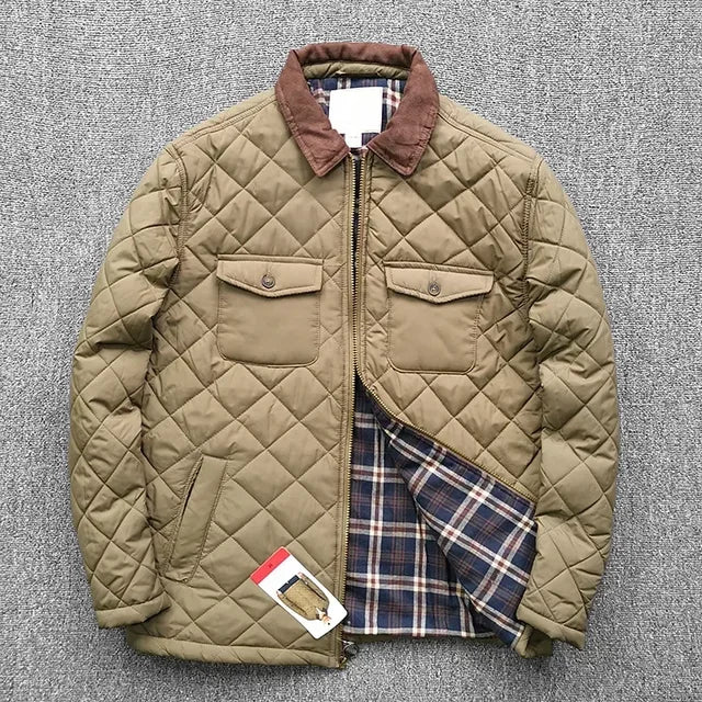 Drune | Lange Wasserjacke mit Verstellbarem Bund Ohne Kapuze für Damen Ideal für Herbst Winter