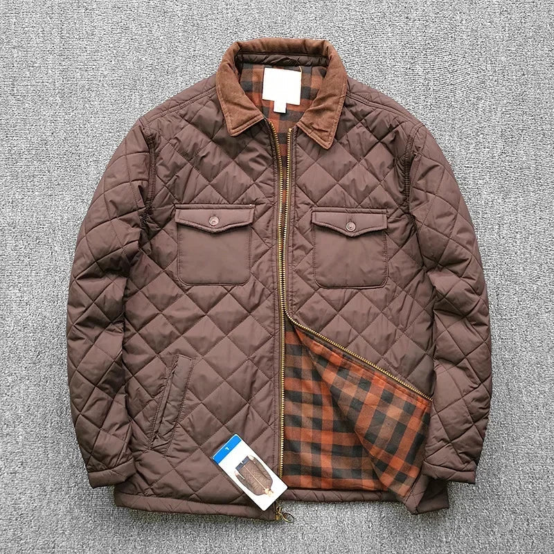 Drune | Lange Wasserjacke mit Verstellbarem Bund Ohne Kapuze für Damen Ideal für Herbst Winter