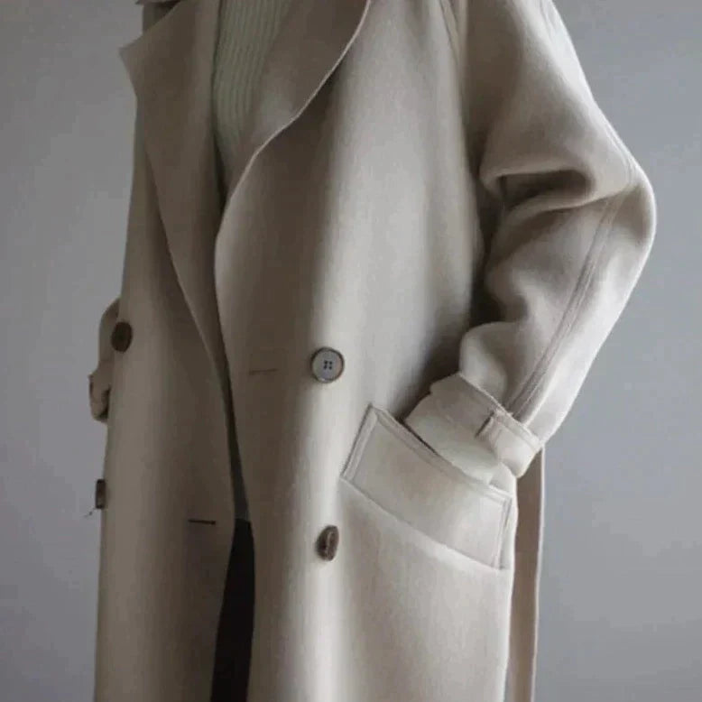 Wollene Herbst-/Winterjacke für Damen