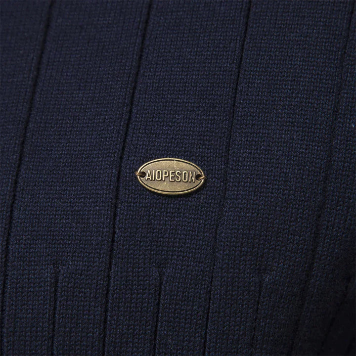 Drune | Strickjacke mit Half-zip Wollmischung Elegant, Warm