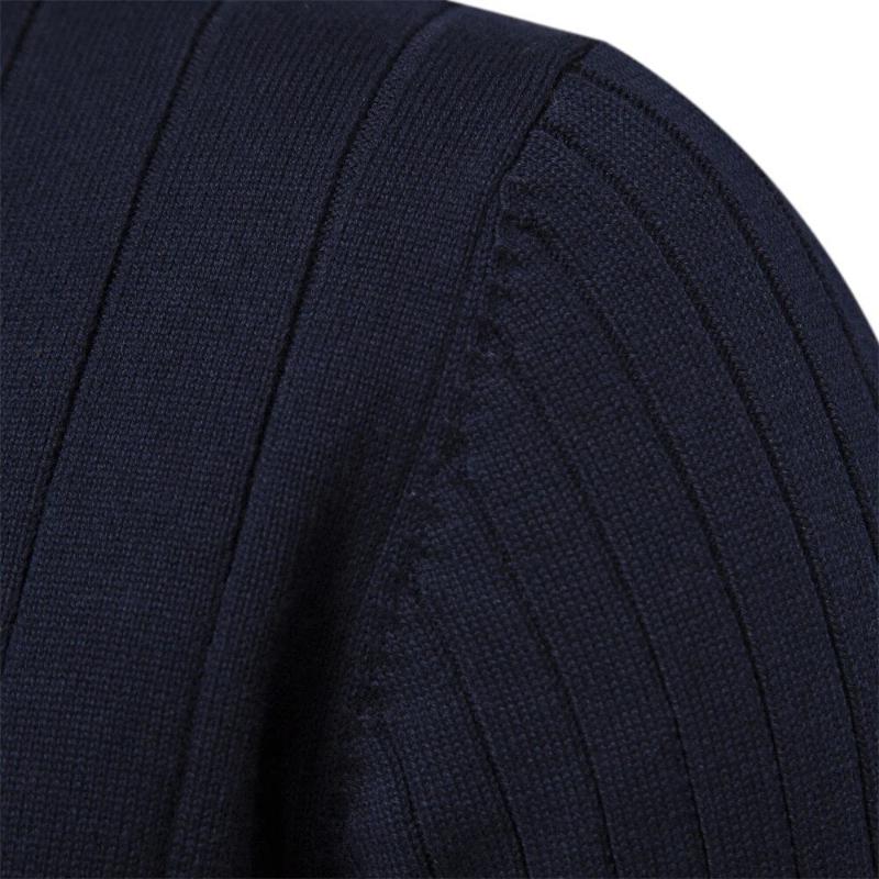 Drune | Halb-Zip Ripp Herrenpullover