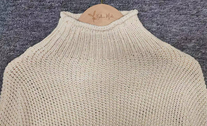 Drune | Unifarbener Langärmeliger Pullover