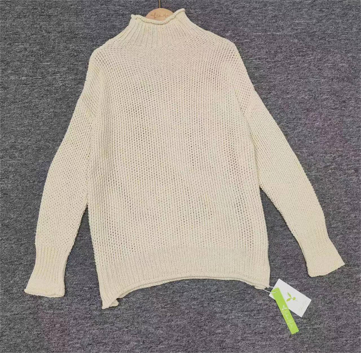 Drune | Unifarbener Langärmeliger Pullover