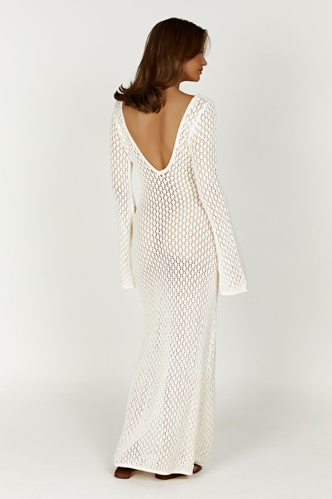 Drune | Elegantes Damen weißes Kleid
