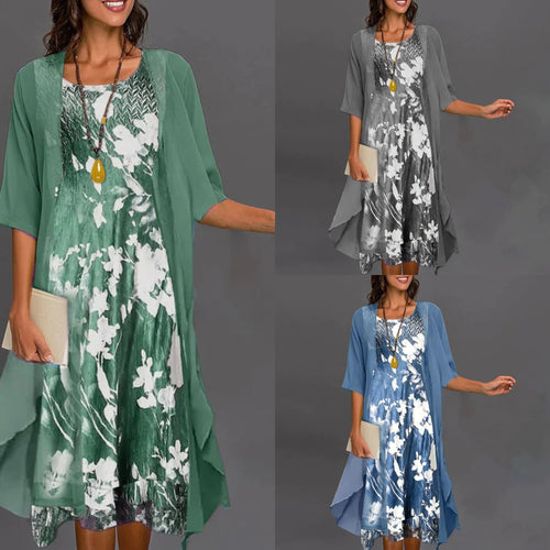 Drune | Elegante Blühende Setkleid