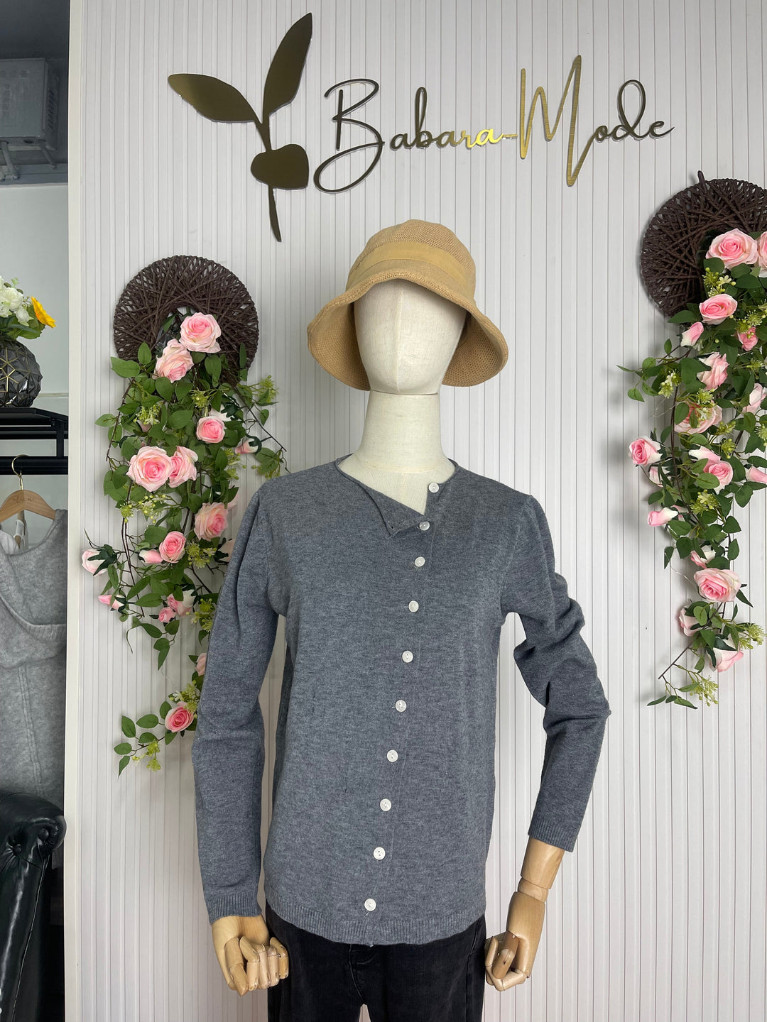 Drune | Schlichter Einfarbiger Pullover mit Langen Ärmeln