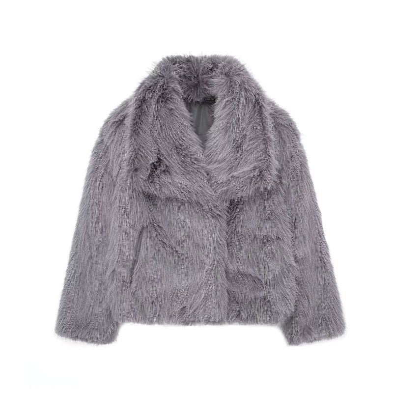 Drune | Damen-Felljacke