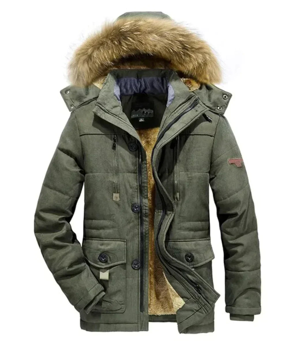 Drune | Warme Winterjacke mit Kapuze
