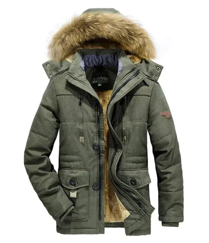 Drune | Warme Winterjacke mit Kapuze