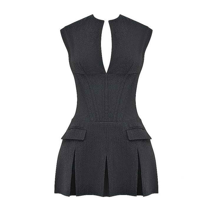 Drune | Minikleid Mit Korsett Und Faltenrock Für Frauen