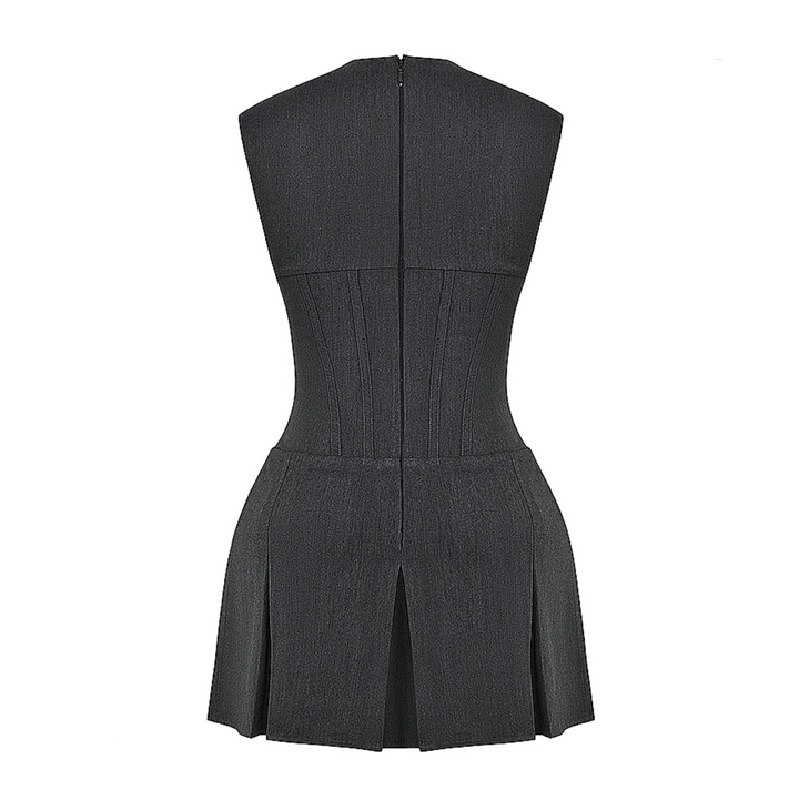 Drune | Minikleid Mit Korsett Und Faltenrock Für Frauen