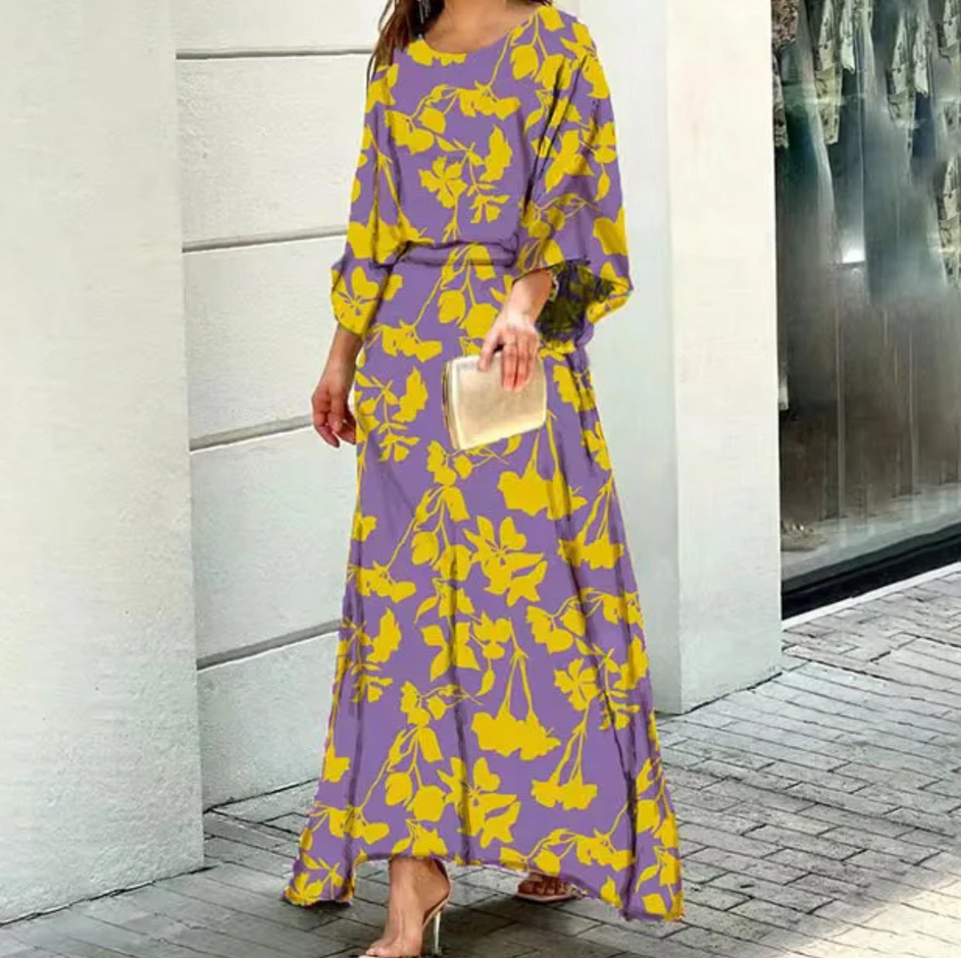 Drune | Sommerkleid Ärmelloses Rundhals Elegantes Leichtes Kleid