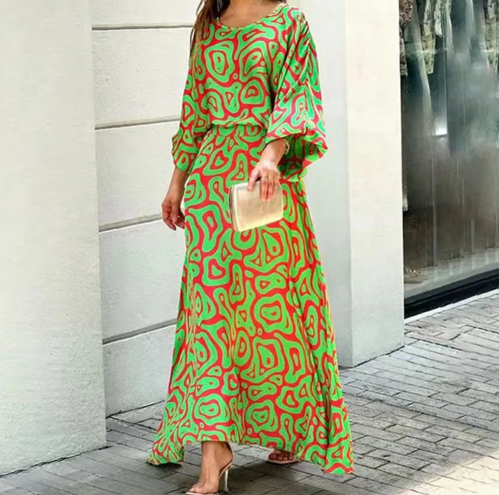 Drune | Sommerkleid Ärmelloses Rundhals Elegantes Leichtes Kleid