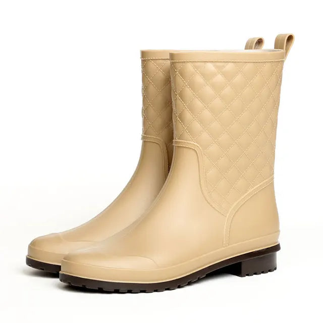 Drune | Wasserdichte Plateau Regenstiefel