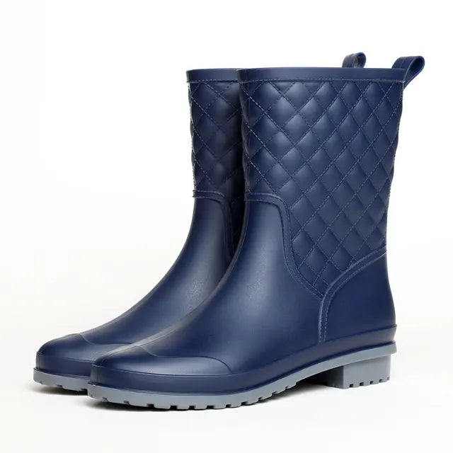 Drune | Wasserdichte Plateau Regenstiefel