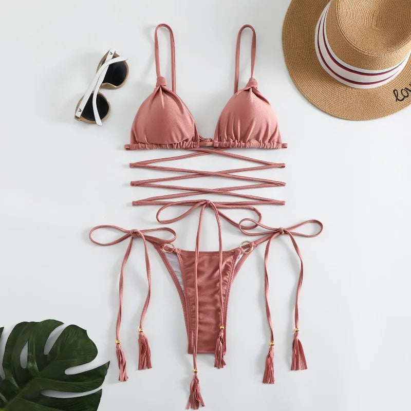 Drune | Sexy Cross String Bikini Satz