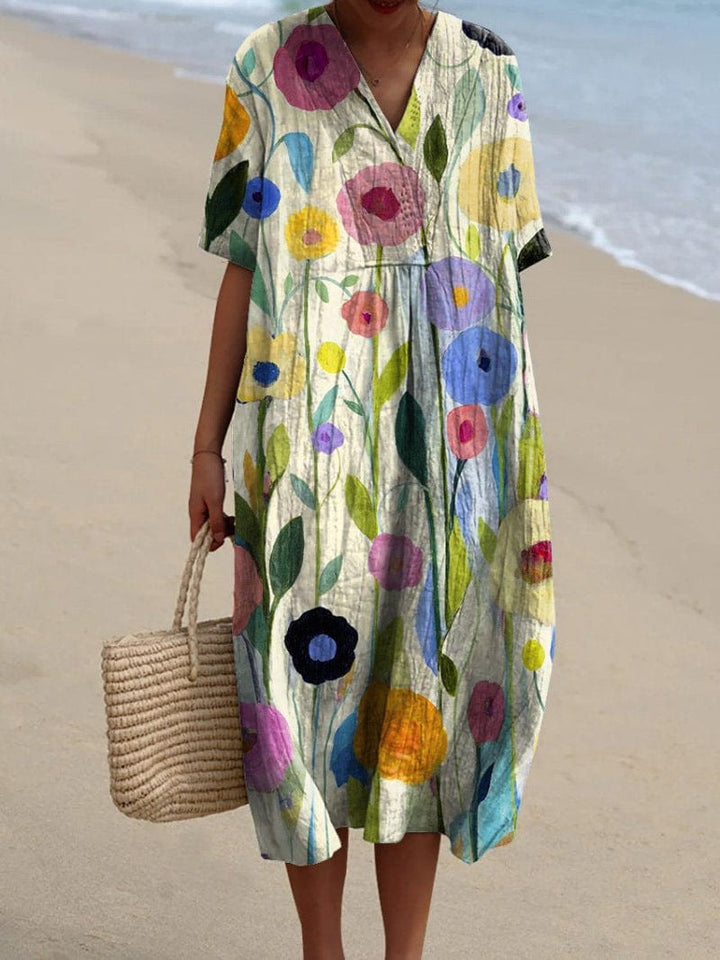 Drune | Bunte, Blumige Sommerkleid