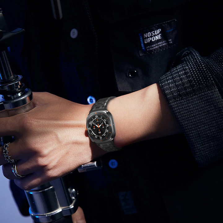 Drune | Rvs Band Für Samsung Watch Ultra Mit Luxus Doppelkettendesign