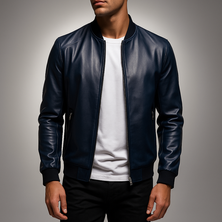 Drune | Bomberjacke aus Leder - Darel