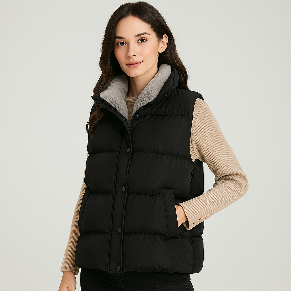 Drune | Moderne, gestepptes Urban-Gilet für Frauen Esmira
