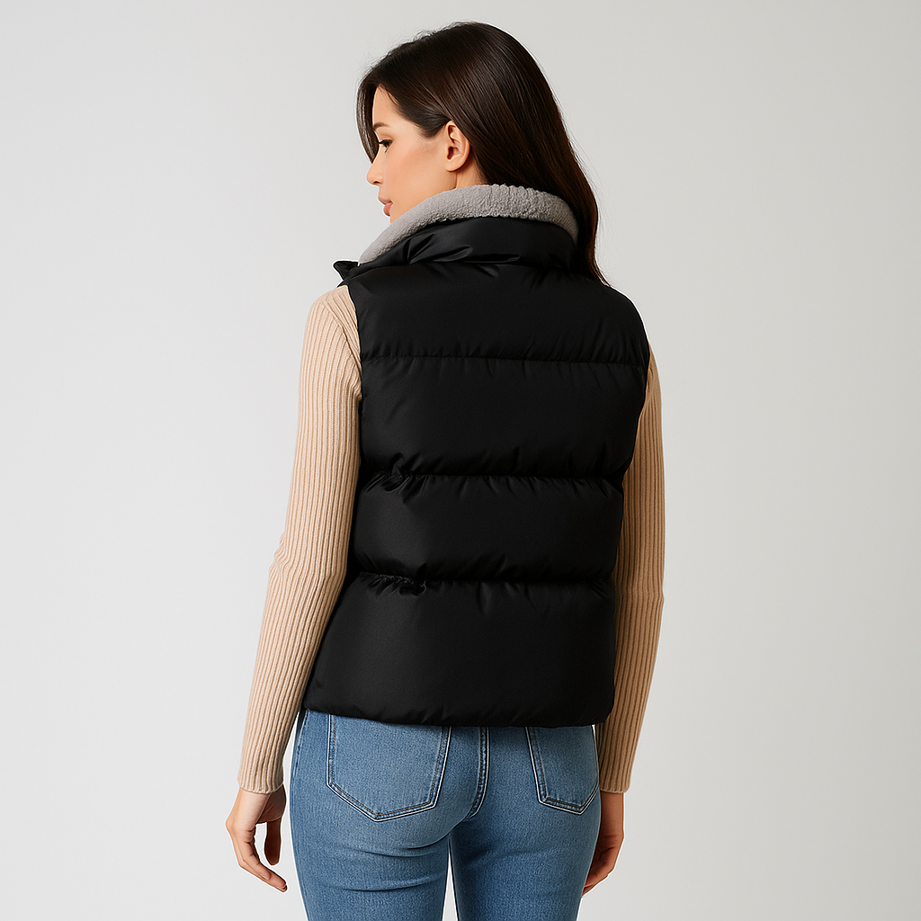 Drune | Moderne, gestepptes Urban-Gilet für Frauen Esmira