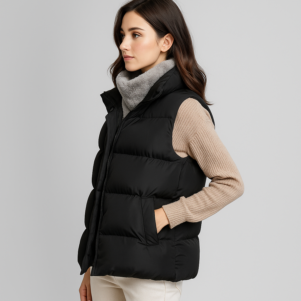 Drune | Moderne, gestepptes Urban-Gilet für Frauen Esmira