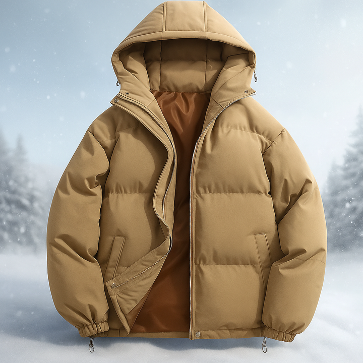 Drune | Kurze gepolsterte Jacke mit Kapuze Stilla