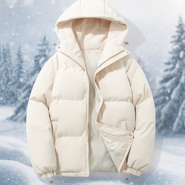 Drune | Kurze gepolsterte Jacke mit Kapuze Stilla