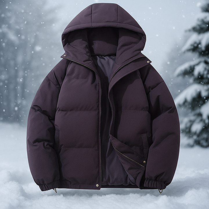 Drune | Kurze gepolsterte Jacke mit Kapuze Stilla
