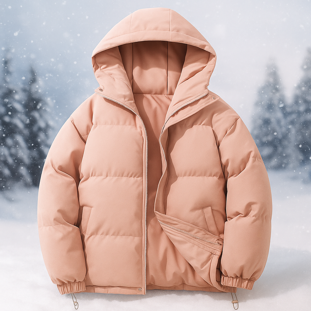 Drune | Kurze gepolsterte Jacke mit Kapuze Stilla