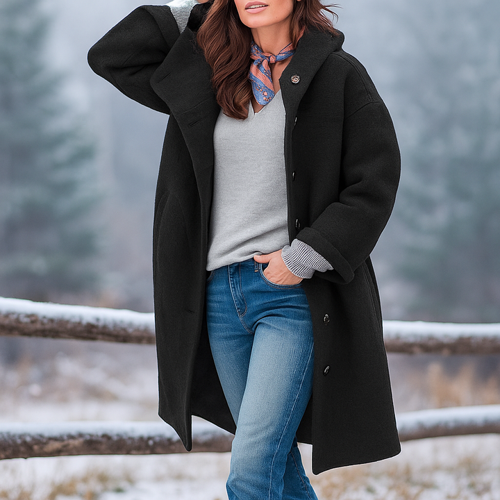 Drune | Hochwertiger, lässiger Wintermantel für Frauen Alexia