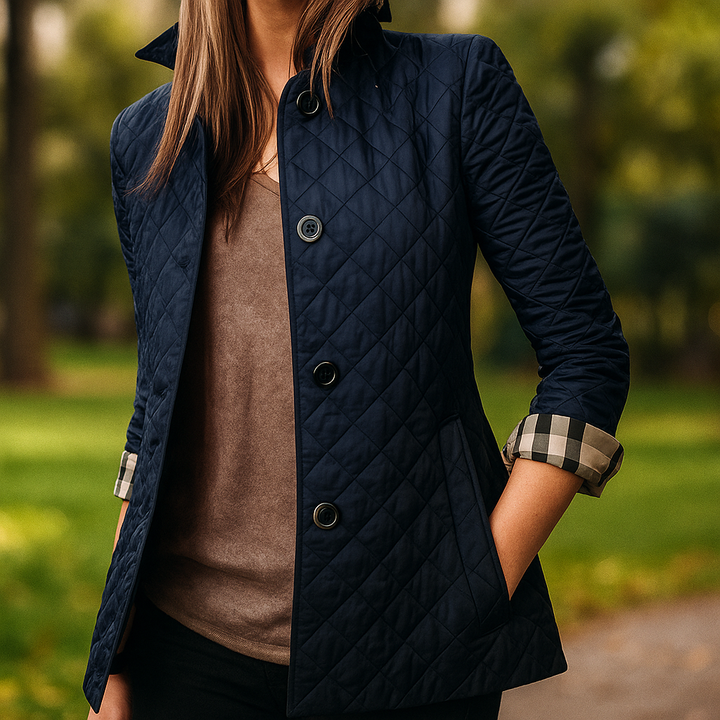 Drune | Leichte Steppjacke für Frauen mit Knöpfen auf der Vorderseite Milika