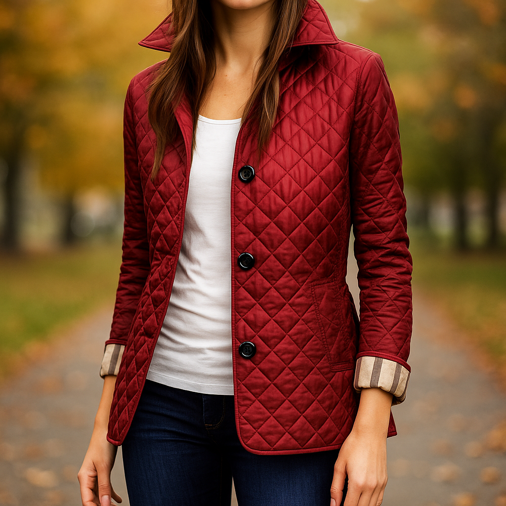 Drune | Leichte Steppjacke für Frauen mit Knöpfen auf der Vorderseite Milika