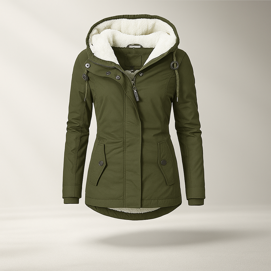 Drune | Fleecejacke mit verstellbarer Kapuze